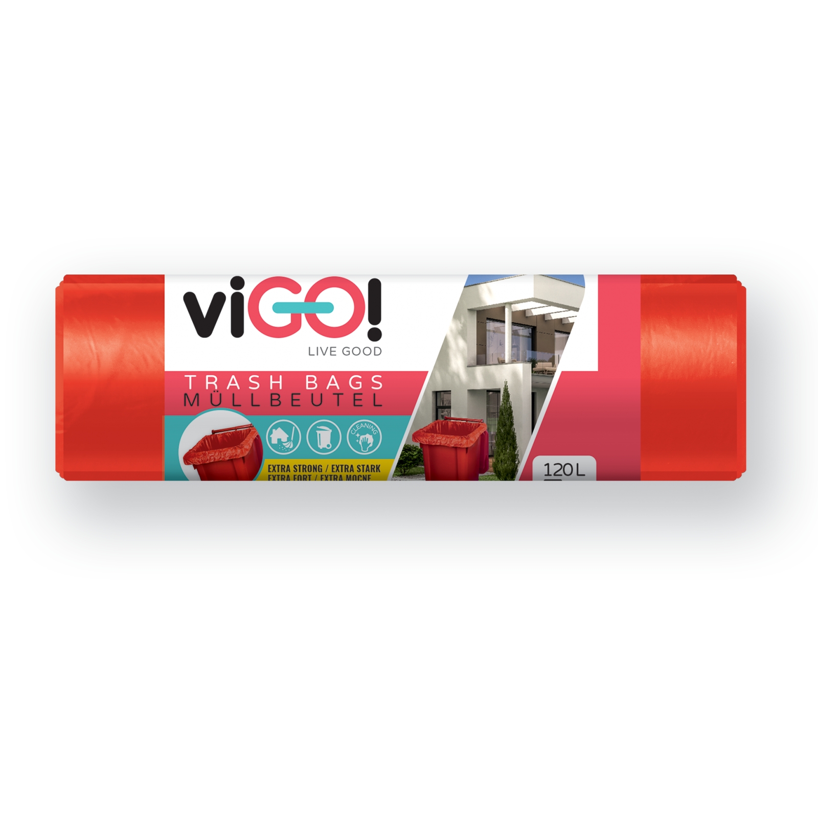 Vigo pytle 120l/7ks,Q138, 70x105cm,červené