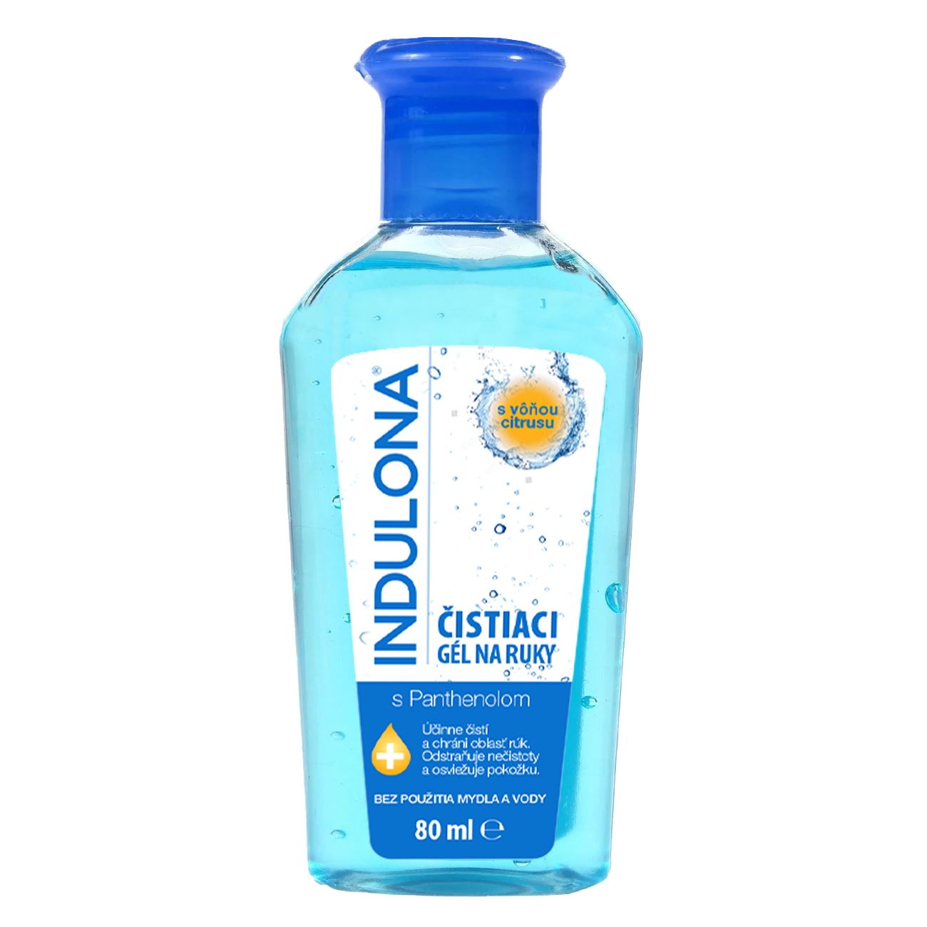 Indulona čistící gel na ruce 80ml Panthenol