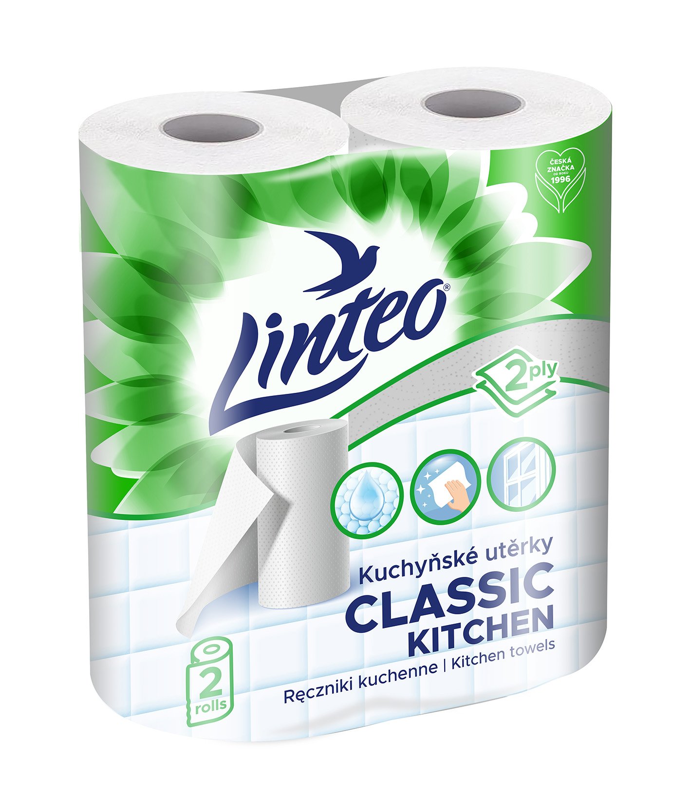 KU Linteo Classic 2-vrstvé bílé 1role(2) 600470