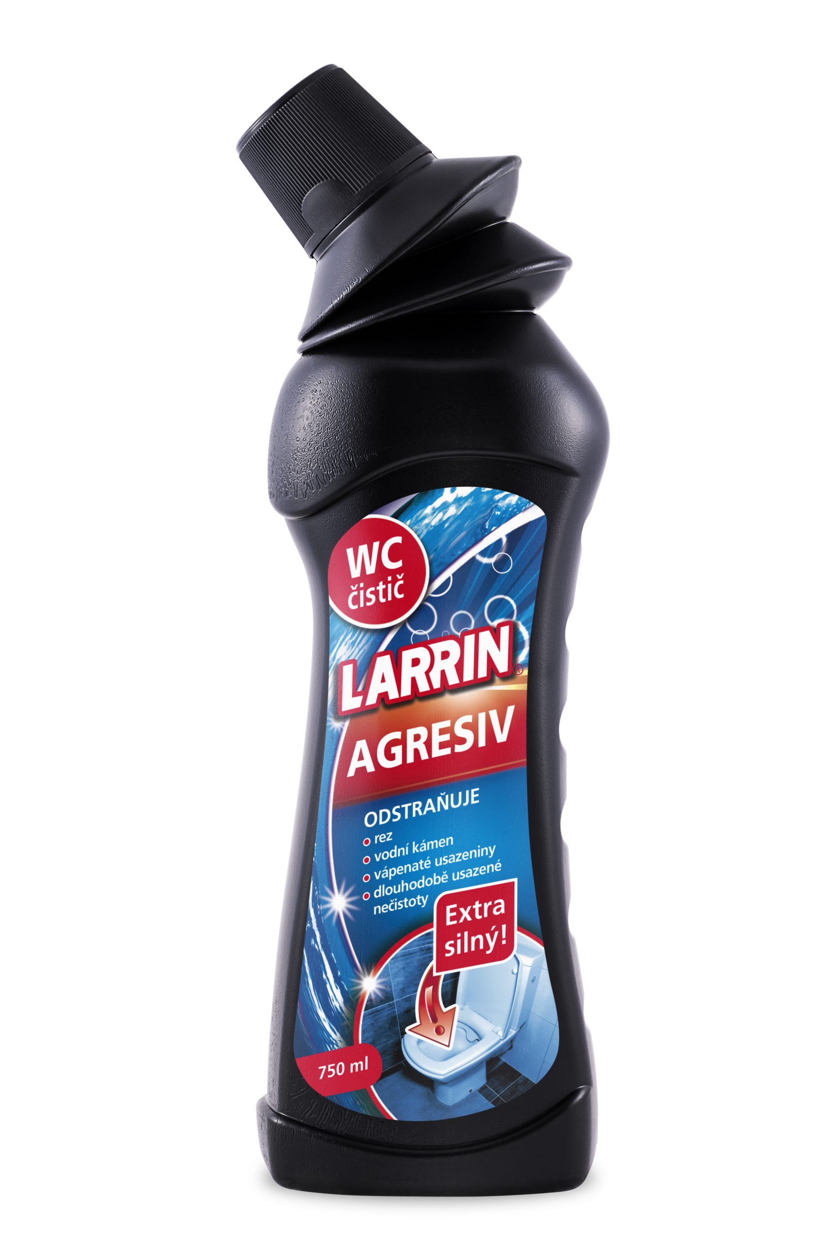 Larrin WC Agresiv tekutý čistič 750 ml