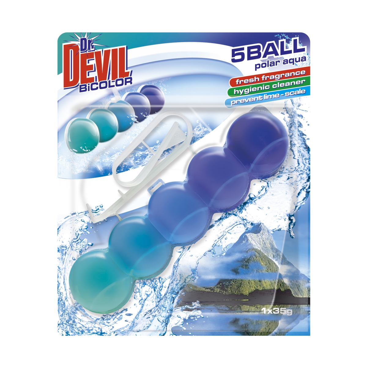 Dr.Devil WC BiCOLOR 5Ball 1x35g Polar Aqua