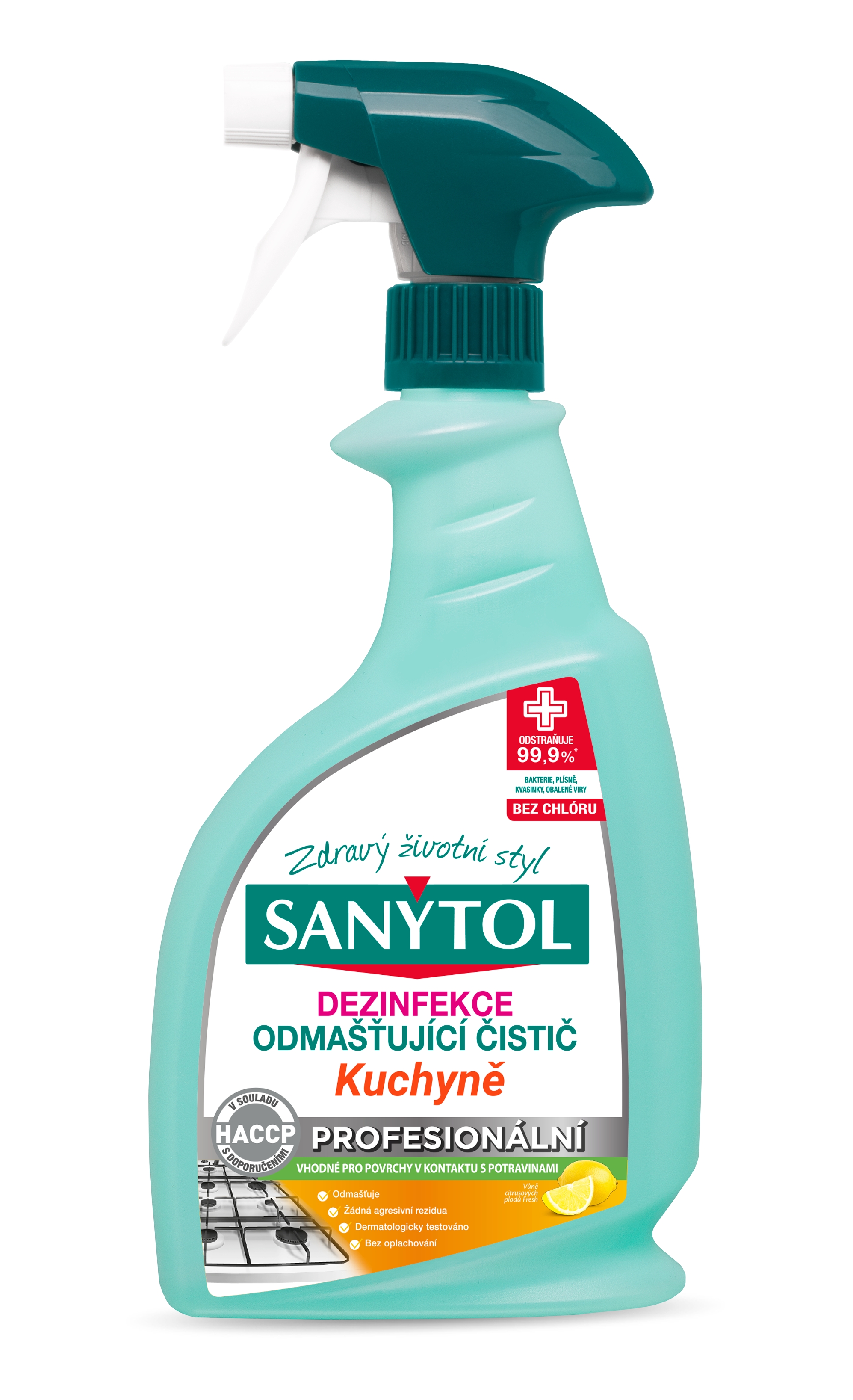Sanytol Prof. HACCP Kuchyně dezinfekční čistič 750ml