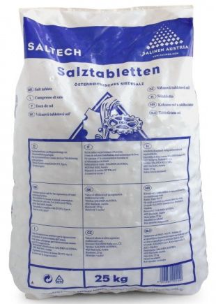 Sůl regenerační tabletová 25kg
