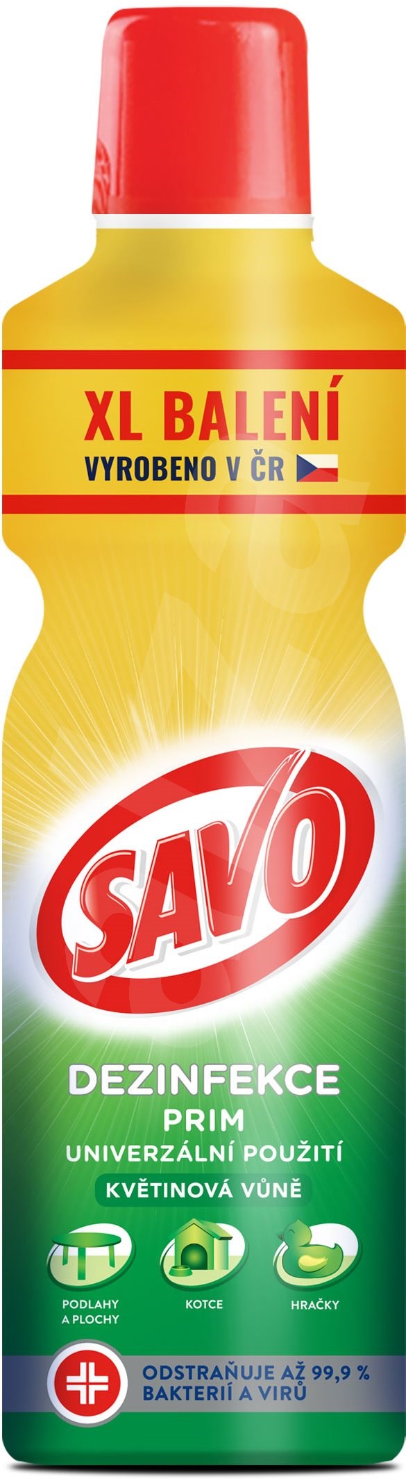 Savo Prim Květinová vůně 1,2l (zelená)