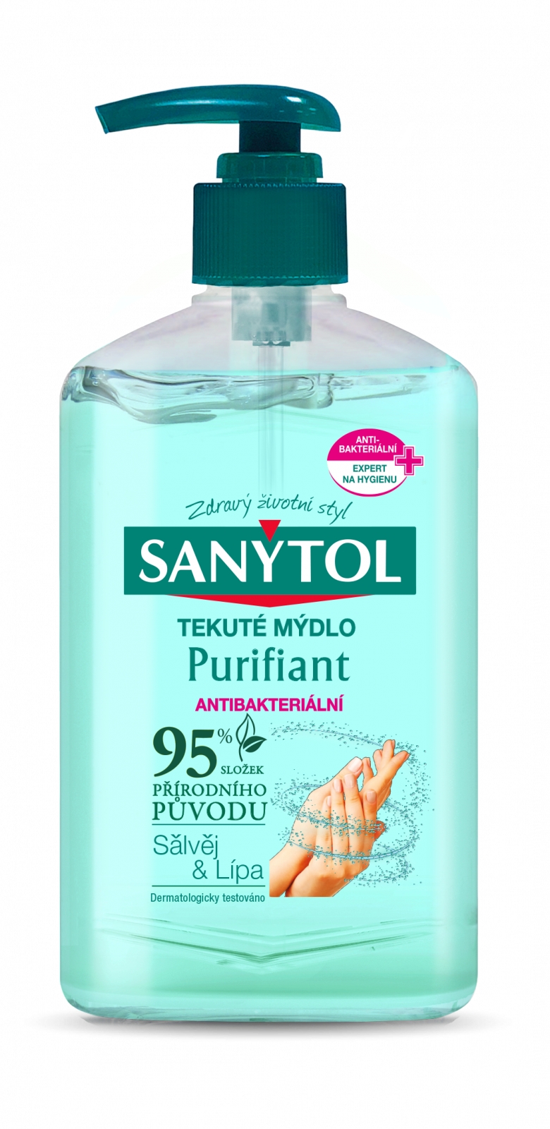 Sanytol 95% RP antibakt. mýdlo 250ml Purifiant