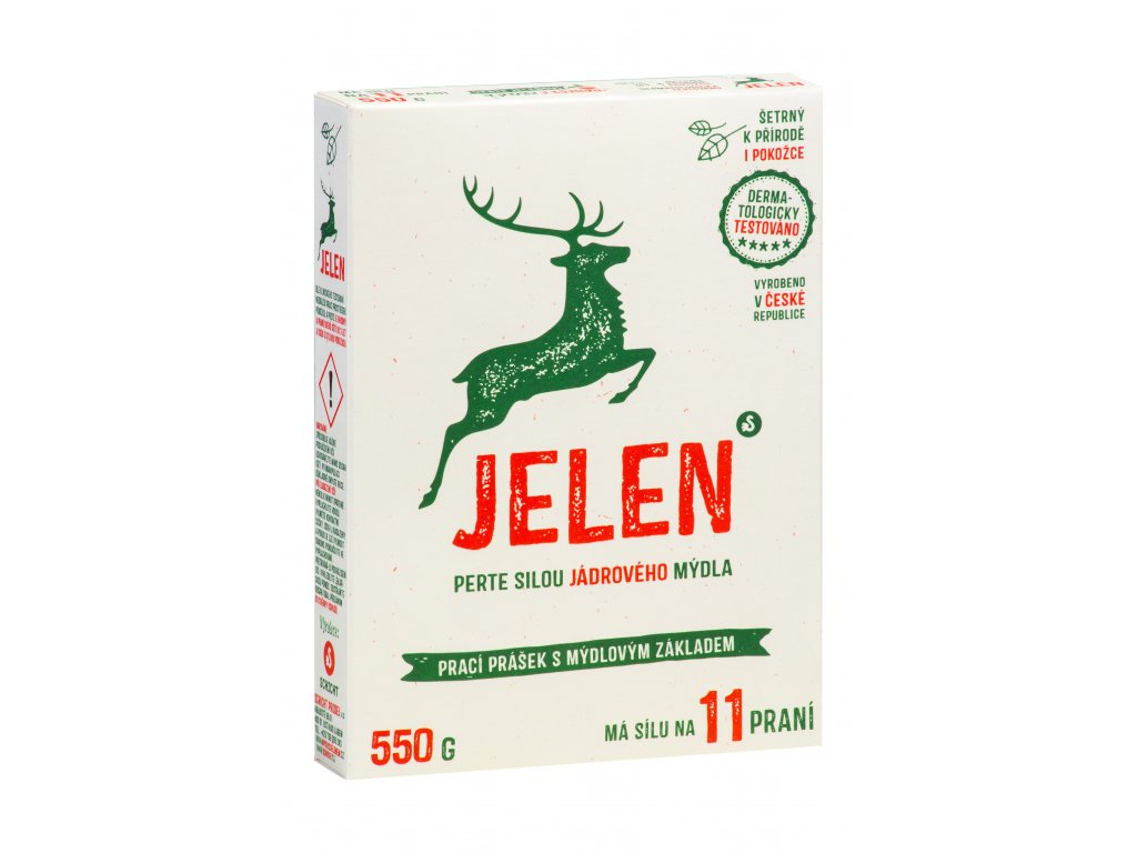Jelen prací prášek s mýdlem 550g/11dávek